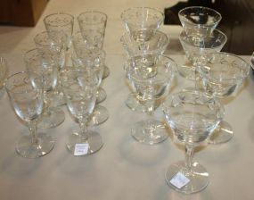 15 Stem Glasses 8 stem glasses 5