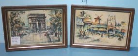 Two Small French Scene Prints