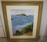 Print of Seascape Signed Geonard