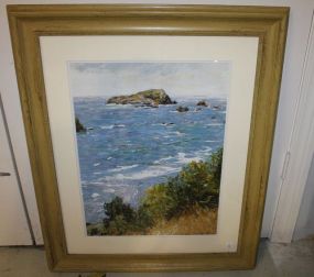 Print of Seascape Signed Geonard