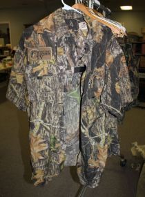 Mossy Oak Short Sleeve and Mossy Oak Shorts Short Sleeve (double X), Shorts (extra large), Break-up pattern.