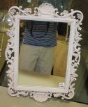 White Framed Mirror