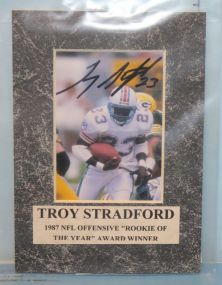 Troy Stradford Autograph Myst-O-Graph, Certificate of Authenticity, 5