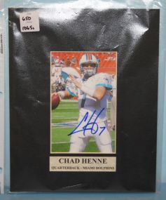 Chad Henne Autograph Photograph YMC Sports, 3