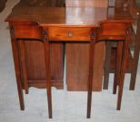 Mahogany One Drawer Hall Table 32