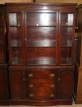 Mahogany Single Door China Cabinet 70