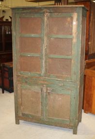 Early Punched Tin Pie Safe 72