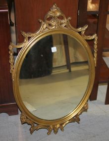 Gold Carved Wood hanging Mirror 32