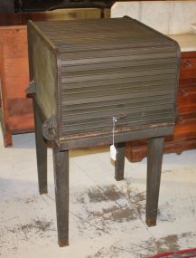 Metal and Wood Military Field Desk 40
