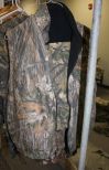 Exchange Camo Jacket and Mossy Oak Pants Jacket (large), Pants (large), break-up pattern.