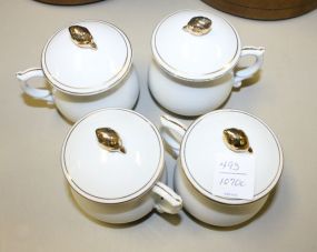 Royal Haeger Bowl Art deco style Royal Haeger bowl, teal and white 8