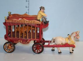 Reproduction Cast Iron Circus Wagon