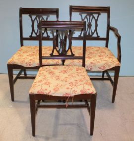 Three Mahogany Chairs