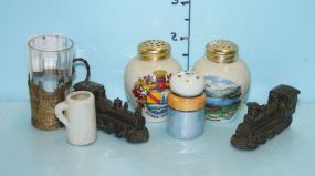 Group of Various Salt and Peppers