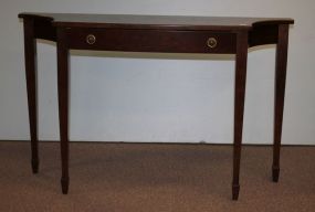 Hepplewhite Style Console Table with Drawer