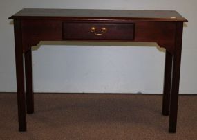Chippendale Style Side Table with One Drawer
