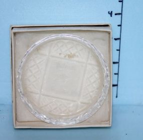 Galway Crystal Coaster (In Box)