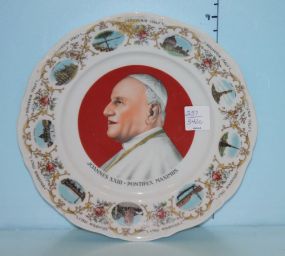 West Germany Westerling Pope John Souvenir Plate