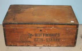 Wooden German Advertising Box 