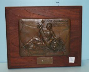 1938 Bronze Plaque 