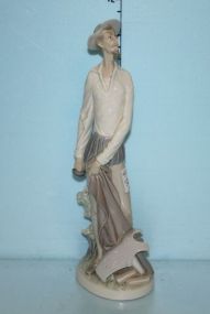 Porcelain Lladro Figurine of Man