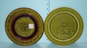 Two H.B. & C. Hoisy Le Roi Plates