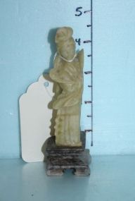 Soapstone Quan Yen Figurine