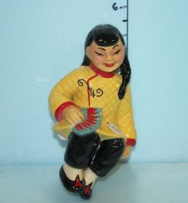 Ceramic Amtu Studio Figurine of Chinese Girl