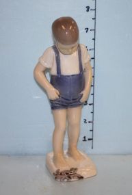 B&G Copenhagen Porcelain Figurine of Young Boy