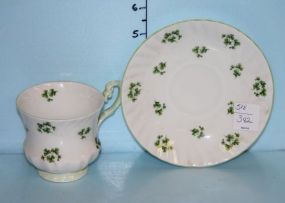 Royal Dover English Clover Cup and Saucer