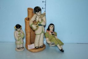 Three Japanese Figurines