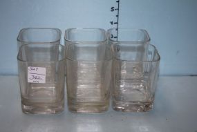 Set of Six Crown Royal Glasses