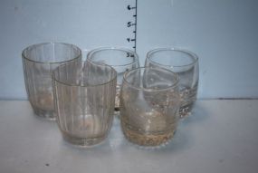 Set of Five Glasses