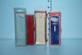 Four Souvenir Spoon Cases