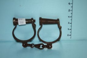1800's Iron Handcuffs