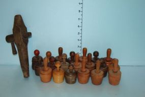 Twenty-Four Miniature Butter Molds