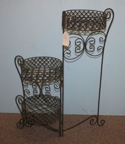 Three Tier Iron Pot Holder