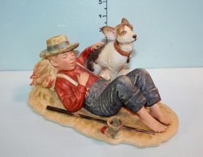 Norman Rockwell Figurine-Four Seasons Illustrations for 1958-First Edition 