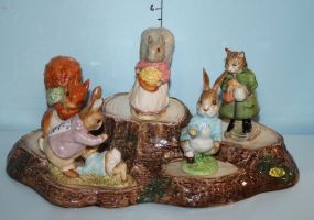 Peter Rabbit Set by Beatirx Potter Made in Beswick England