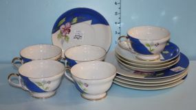 Set of Ucagco Cups, Saucers, and Plates, Made in Occupied Japan
