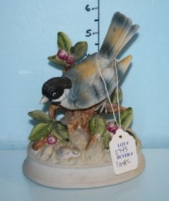 Gorham Porcelain Bird Figurine Music Box