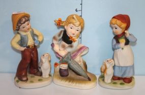 Group of Three Flambro Figurines