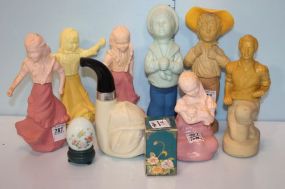 Group of Ten Collector Avon Perfume/Cologne Bottles