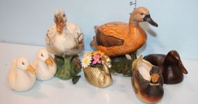 Group of Bird Figurines