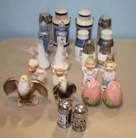Group of Vintage Salt and Pepper Shakers
