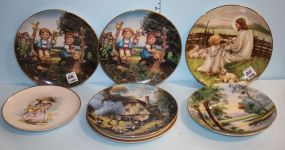 Seven Decorative Wall Plates