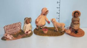Group of Three Miss Martha's Collection Figurines