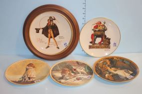 Five Collector Wall Plates