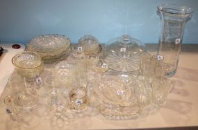 Large Group of Clear Glass