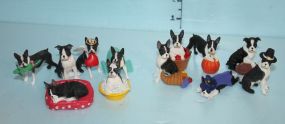 Danbury Mint Collector Boston Terrier Figurines